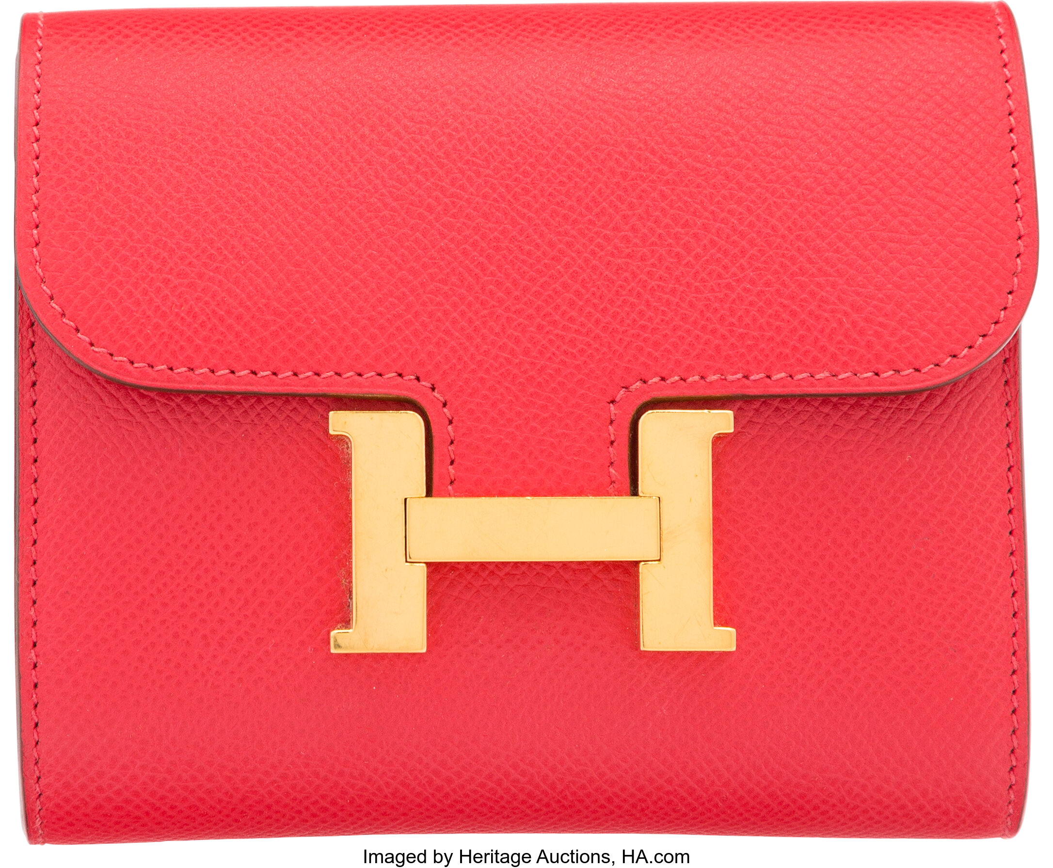 Hermes Constance Long To Go Epsom Leather/Black/Gold Ha