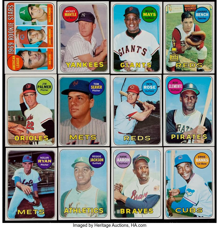 Lot Detail - 1969 Topps Baseball Complete Set (664) Incl. #260