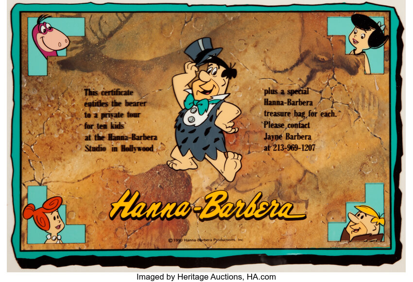 The Flintstones Publicity Cel Setup (Hanna-Barbera, 1990