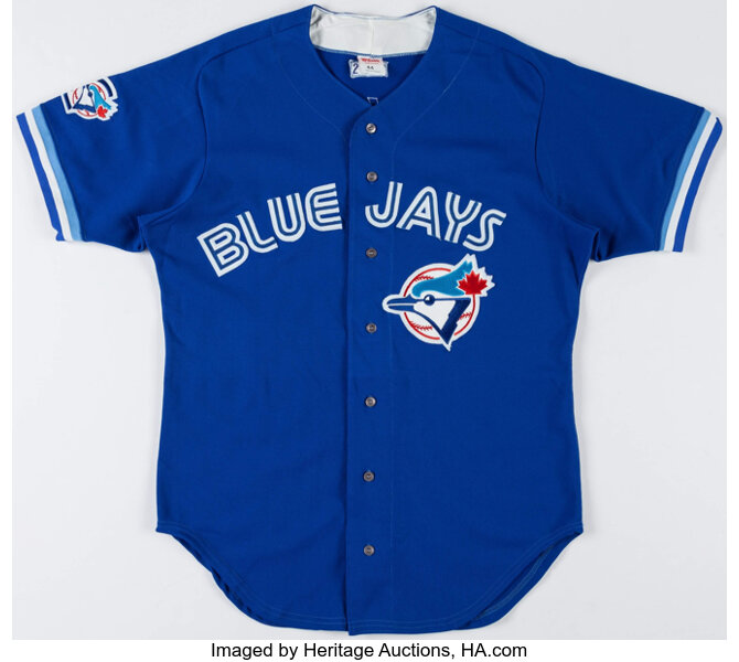 Toronto Blue Jays Blank Game Issued Grey Jersey 54 DP50895