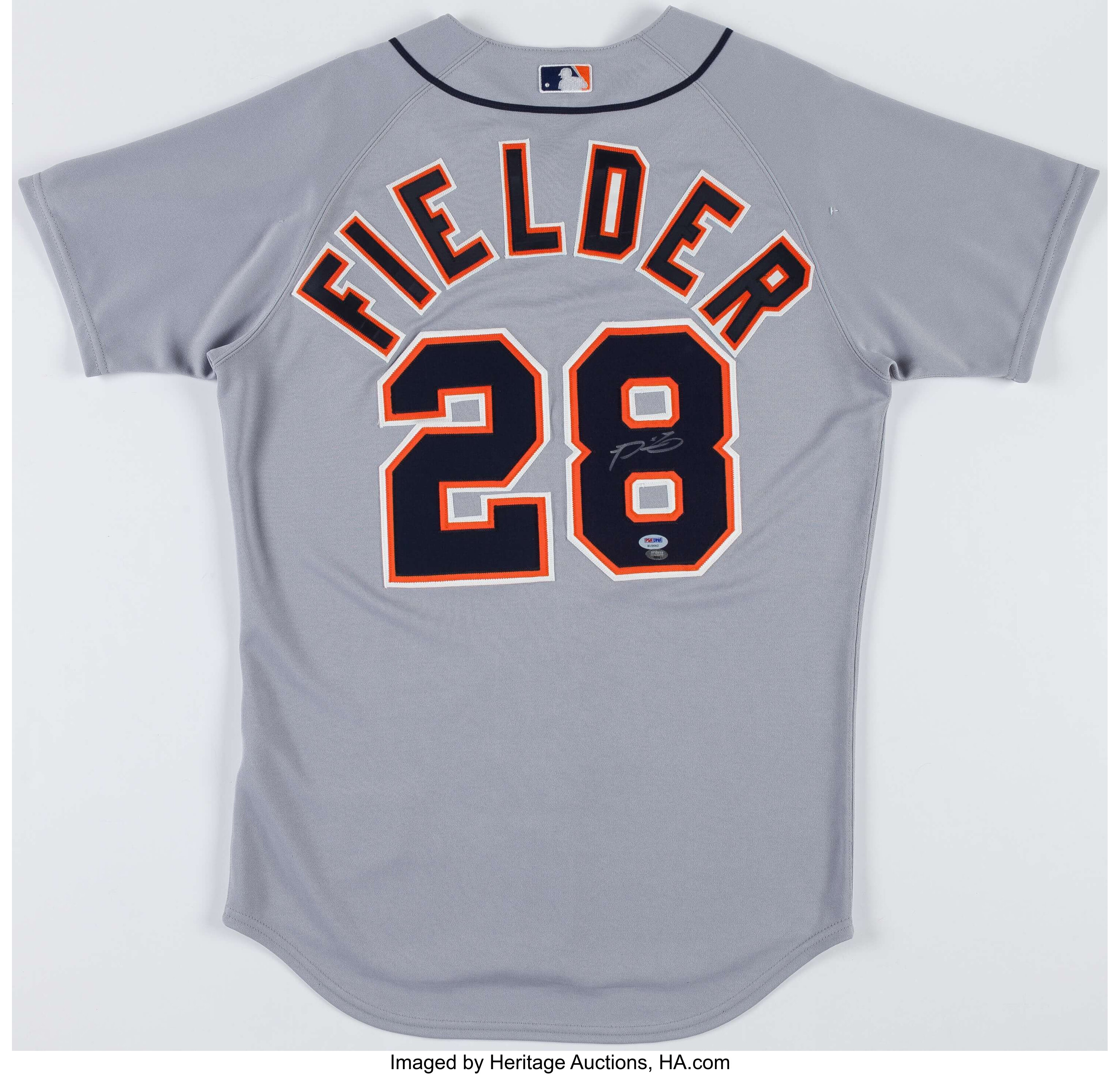 Prince Fielder Signed Detroit Tigers Jersey.  Autographs Jerseys, Lot  #41168