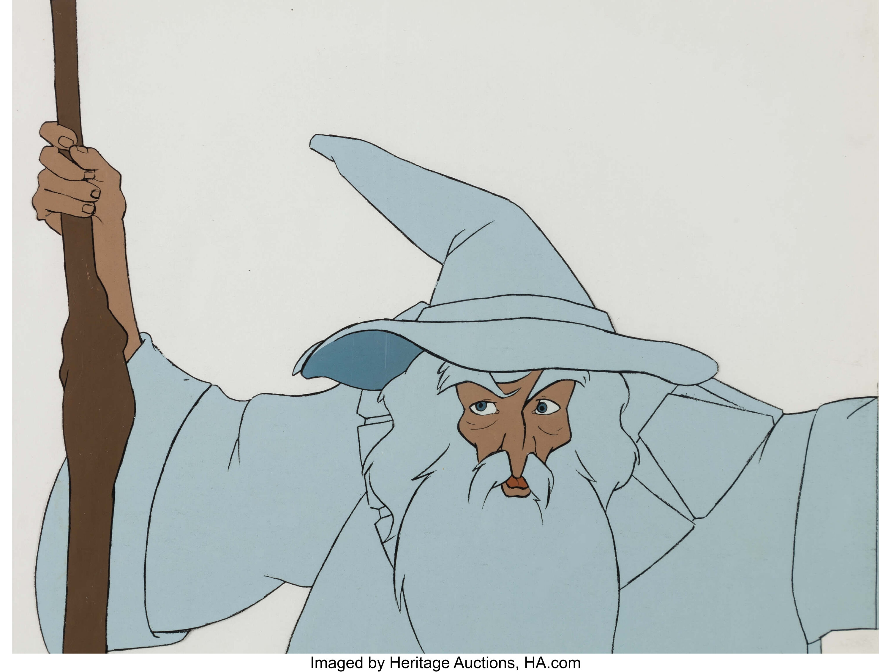 The Lord of the Rings Gandalf Production Cel (Ralph Bakshi, 1978 ...