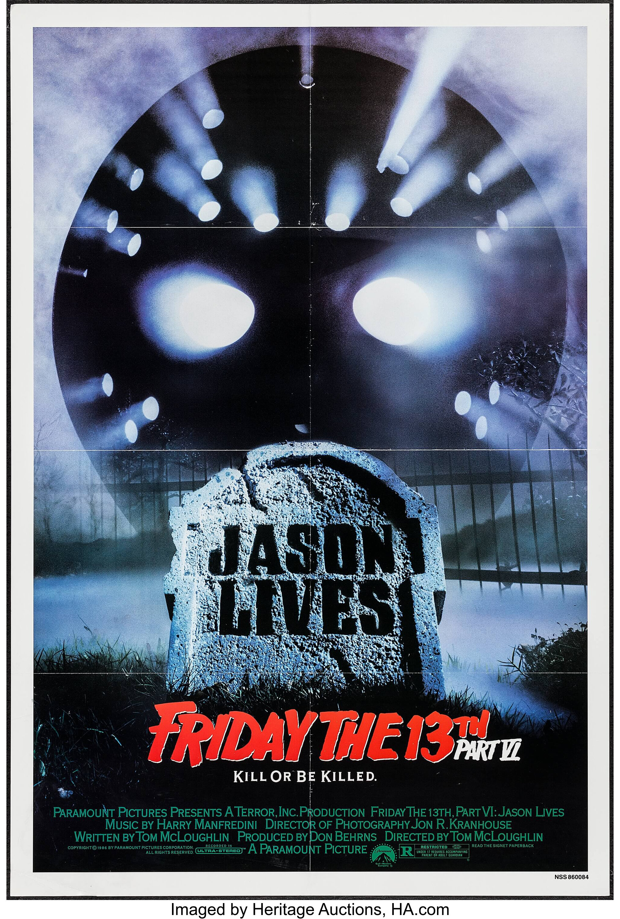 friday the 13th part 6 poster