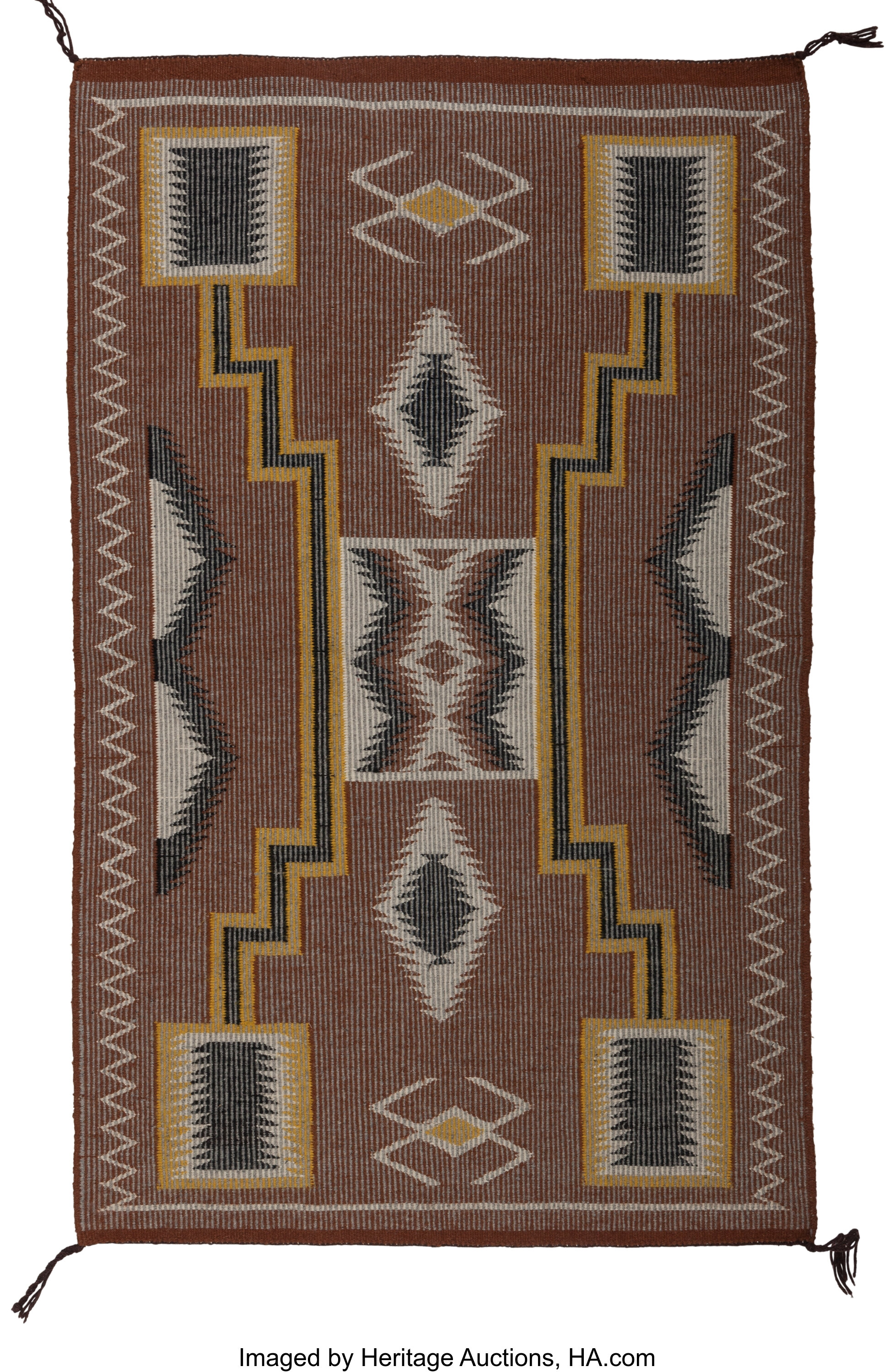 A Navajo Regional Rug. Coal Mine Mesa... Other | Lot #70401 | Heritage ...