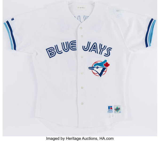 BLUE JAYS AUTHENTICS-2009 GAME-USED RETRO BLUE JERSEY-#6 JOHN