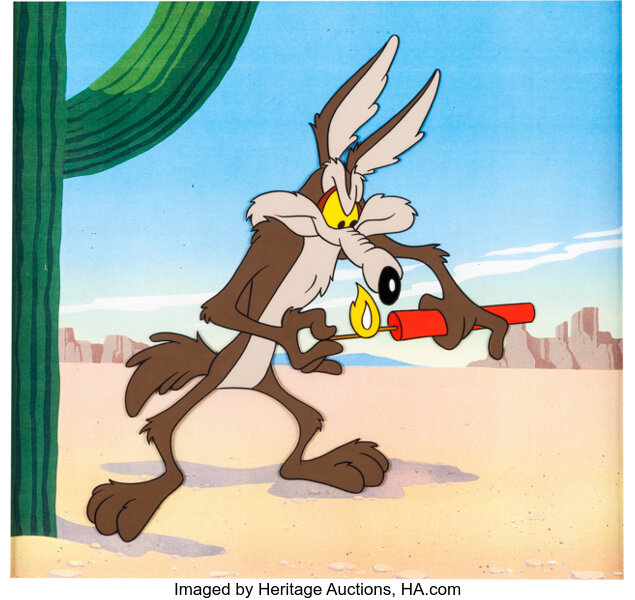 Animation Art:Color Model, Wile E. Coyote Color Model Cel (Warner Brothers, c. 1980s)....