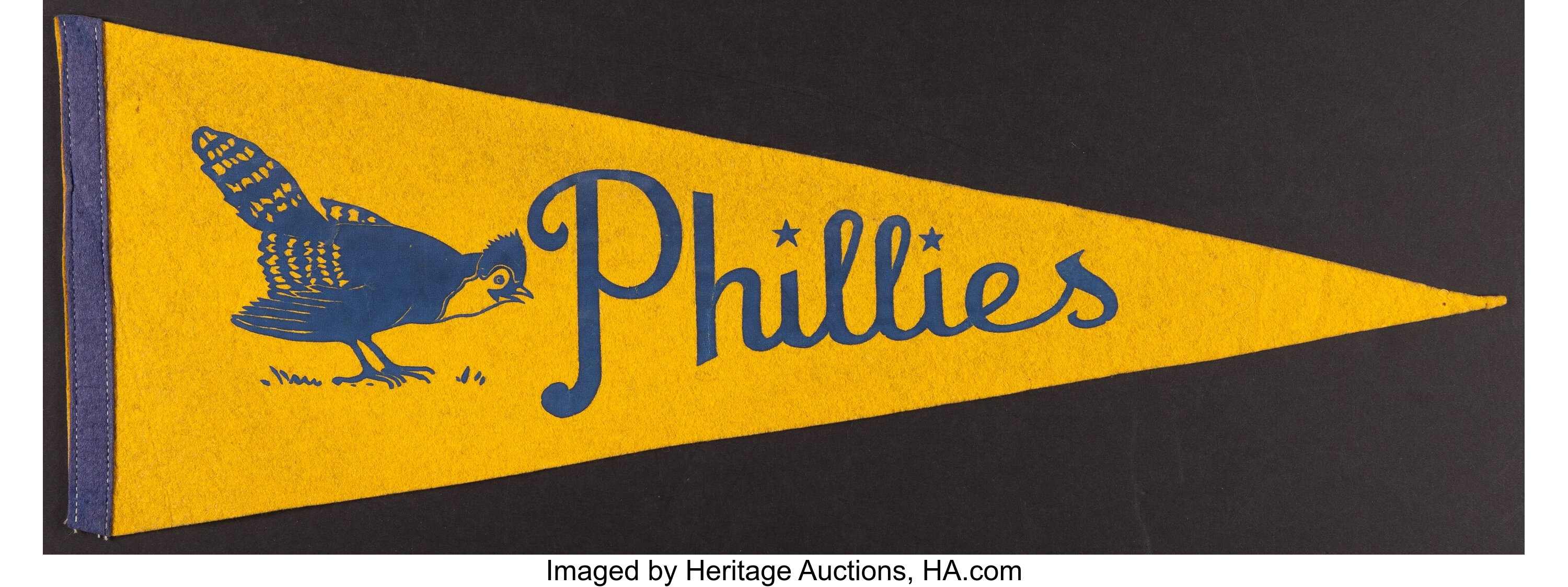 Vintage Philadelphia Phillies Pennant / Phillies Collectible / 