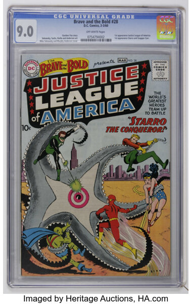 DC Comics The Brave and the Bold Justice League of America MAR. NO. 28  Reprint