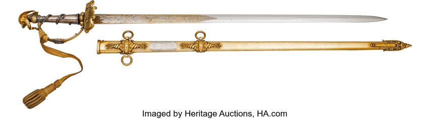 Gen meagher's battle sword discount made by tiffany & co