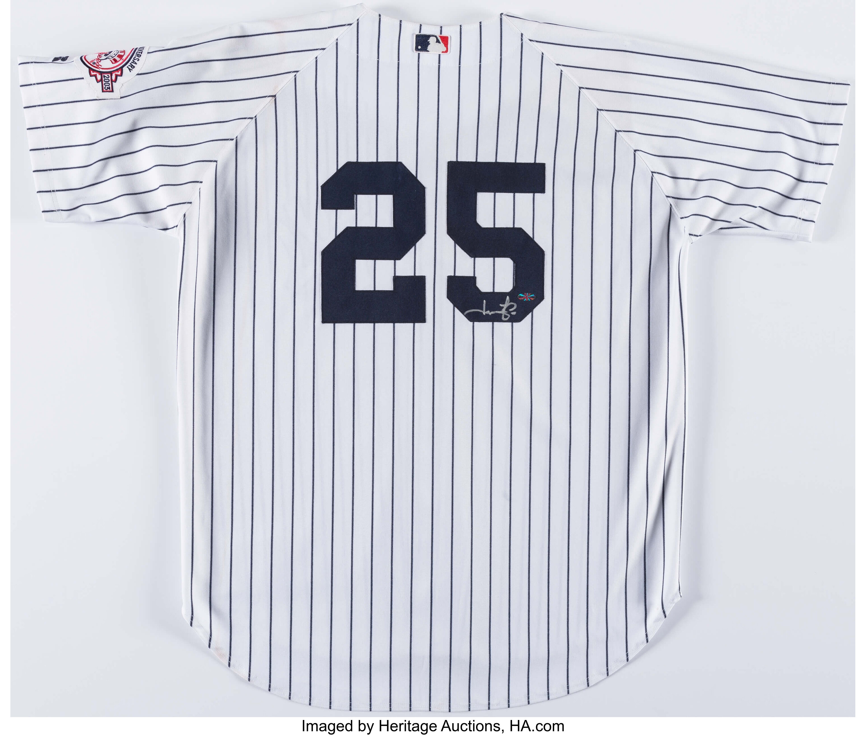 Jason Giambi Signed New York Yankees Jersey.  Autographs