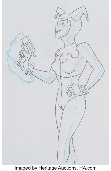 Batman The Animated Series Harley Quinn Animation Drawing Warner Lot 14116 Heritage Auctions