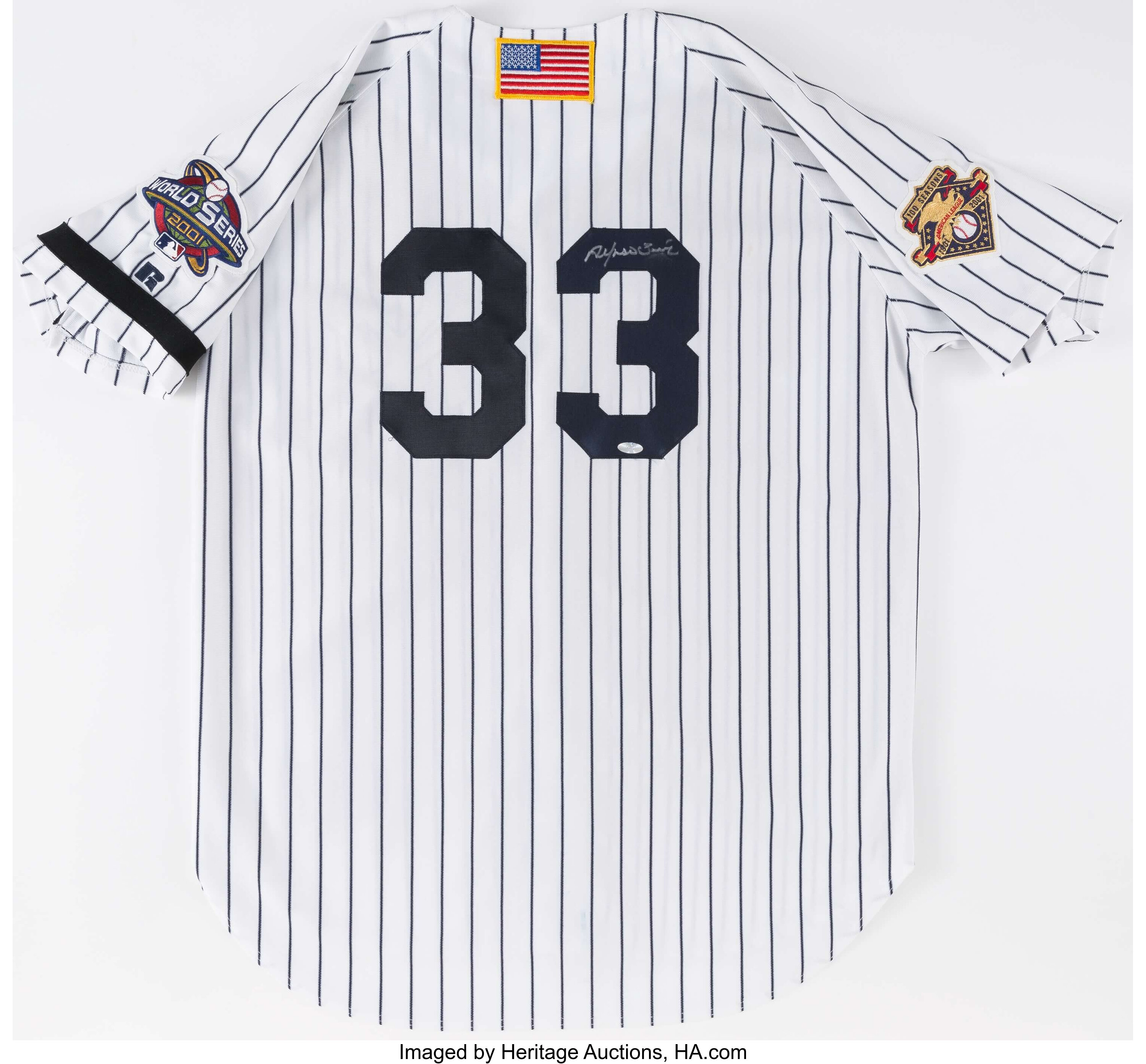 Alfonso Soriano Signed New York Yankees Jersey.  Baseball