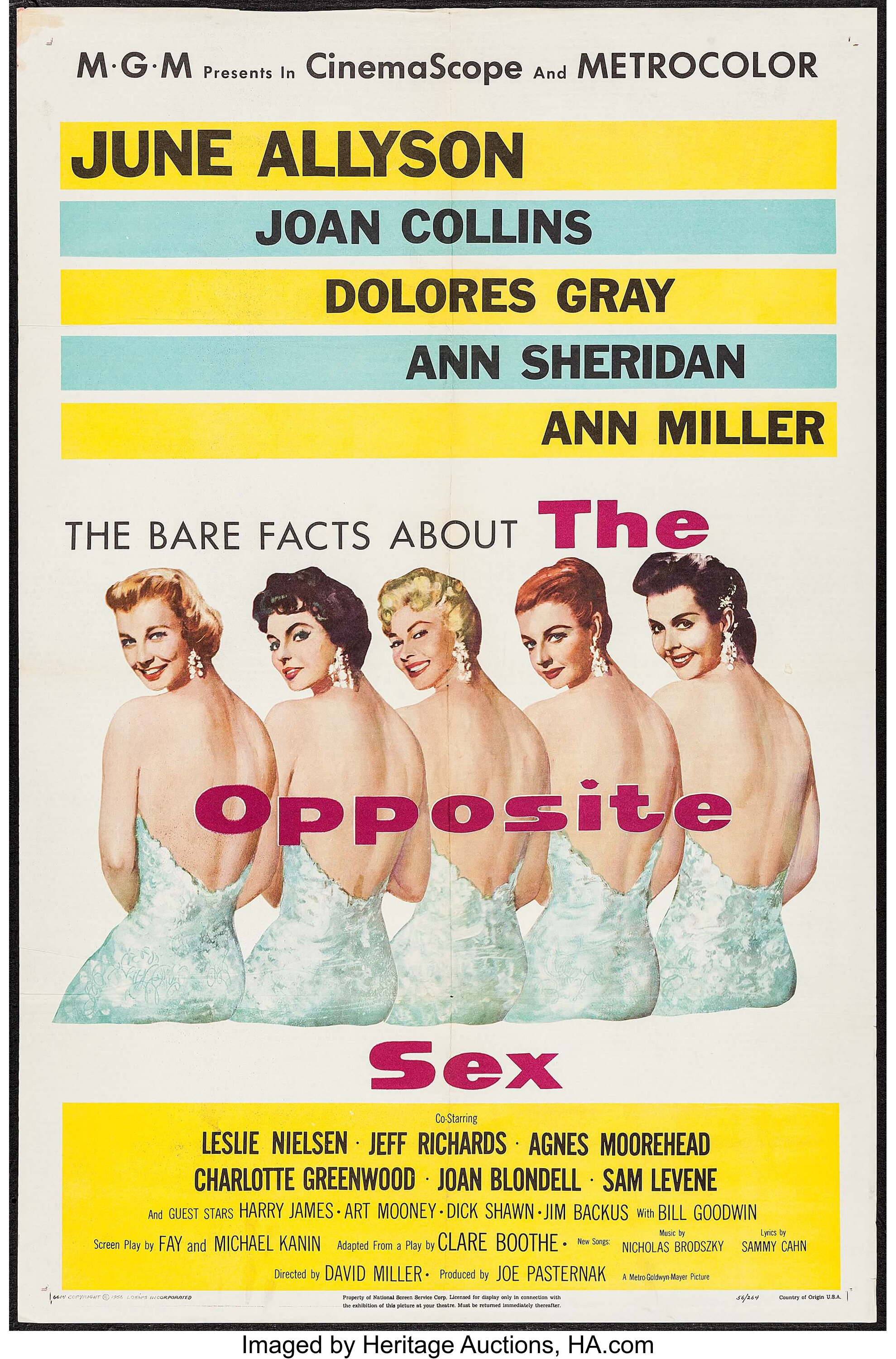 The Opposite Sex Mgm 1956 One Sheet 27 X 41 Title Lobby Lot 52294 Heritage Auctions 5362