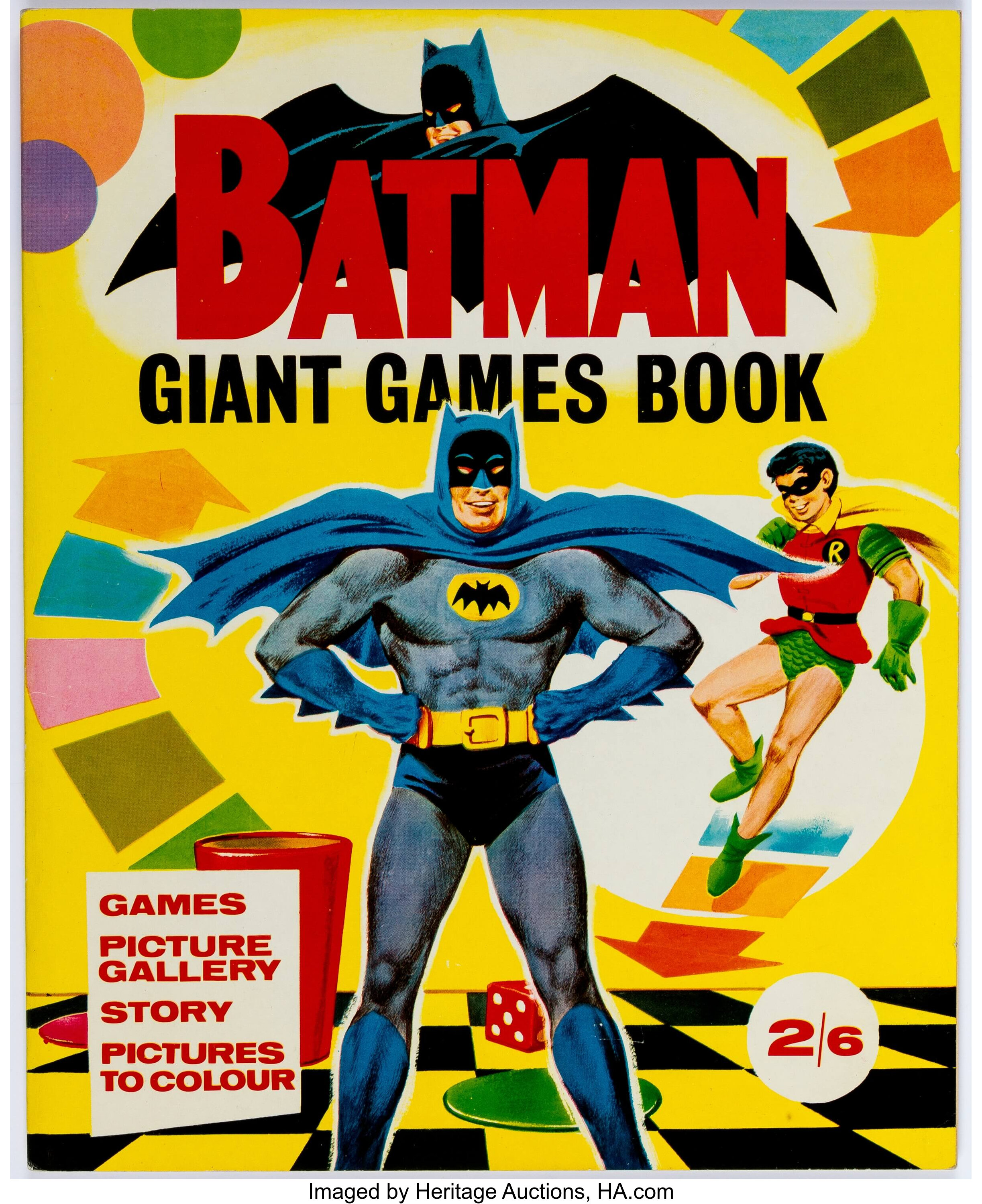 Batman Giant Games Book (World Distributors Limited, 1966) | Lot #12764 |  Heritage Auctions