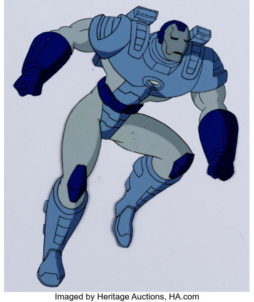 Iron Man War Machine Production Cel And Animation Drawing