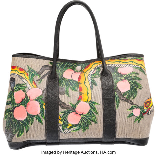 Hermes Garden Party Toile Bag