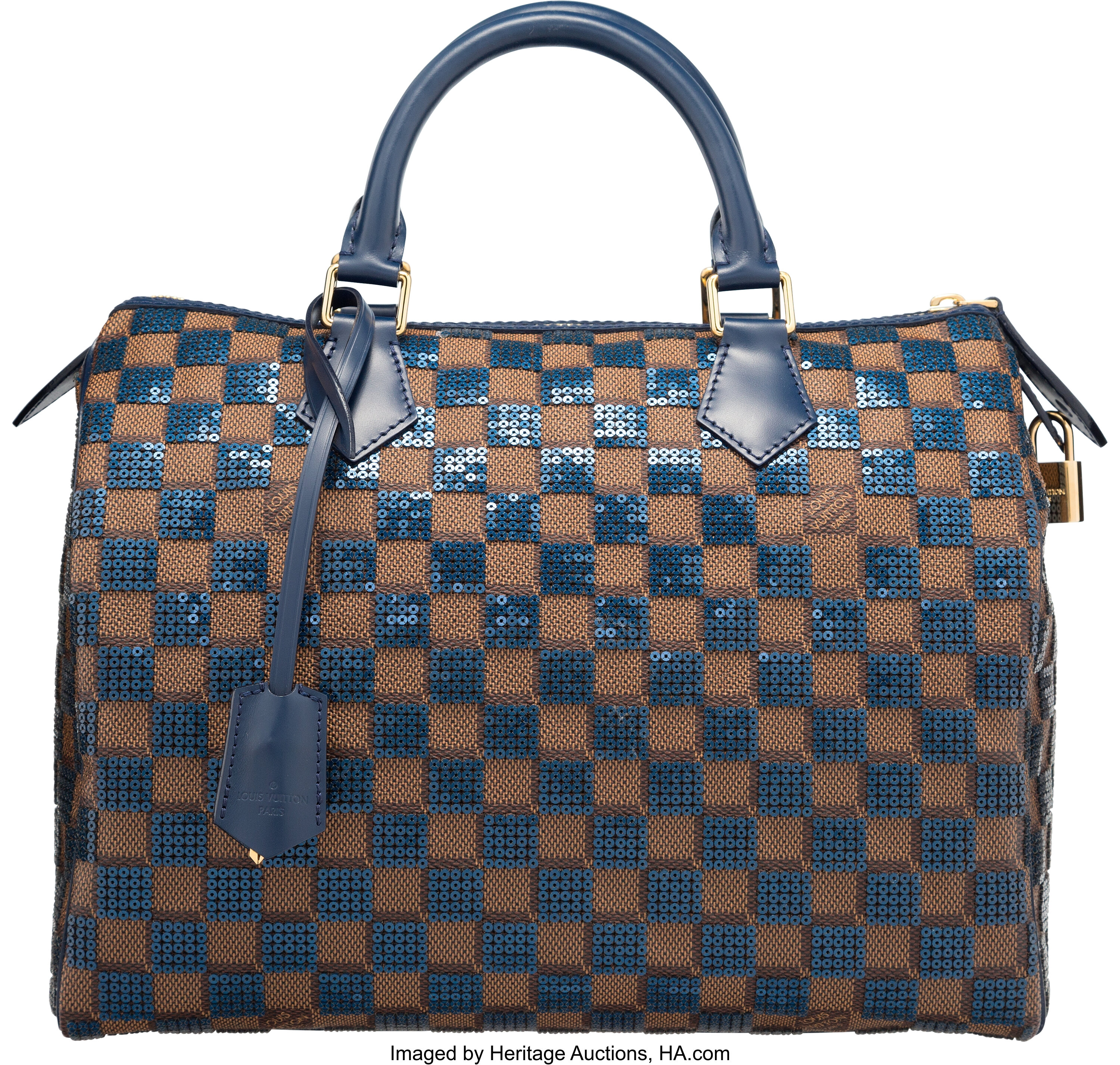 LOUIS VUITTON Damier Paillettes Speedy 30