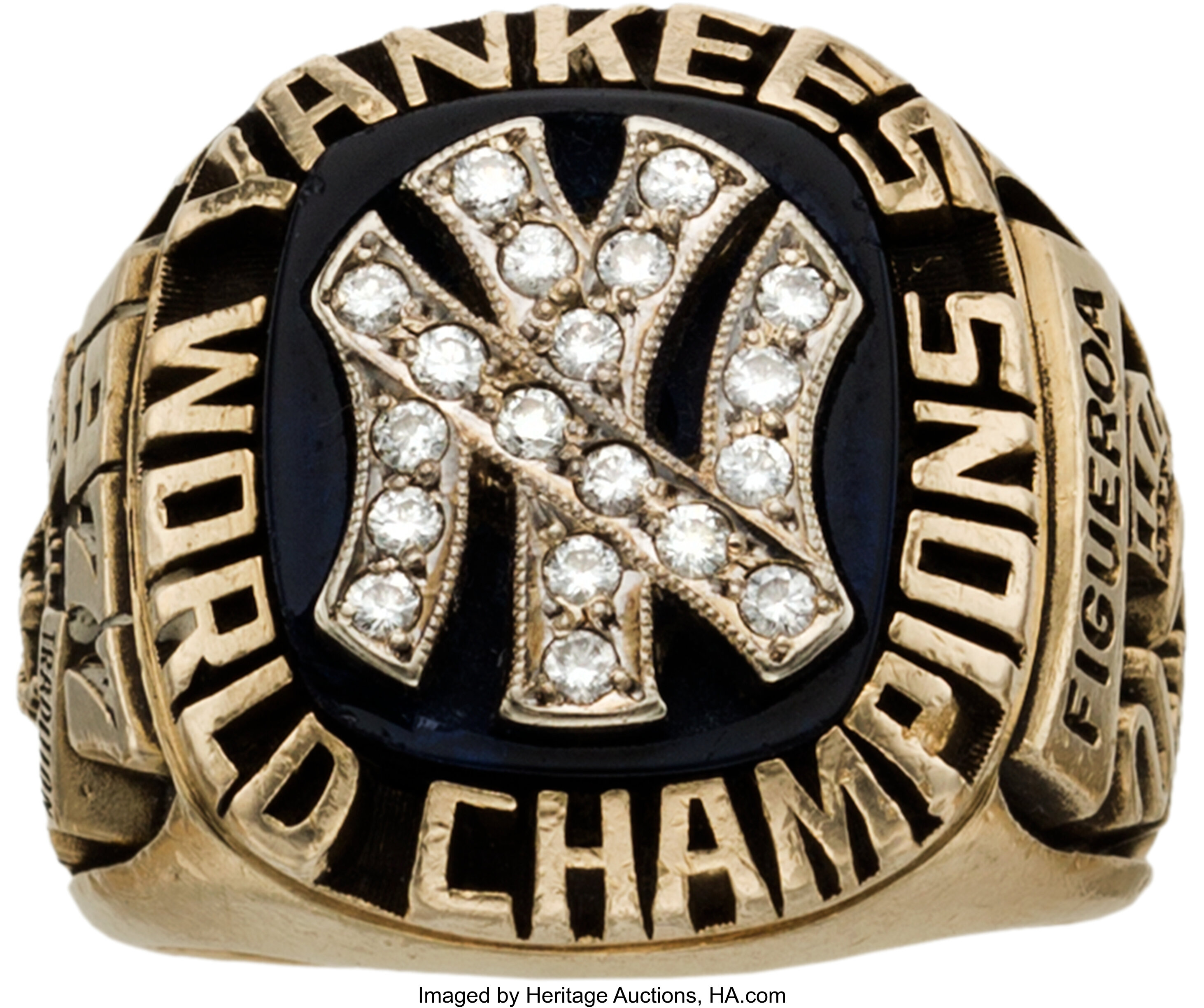 1977 New York Yankees World Series Championship Ring Presented to | Lot ...