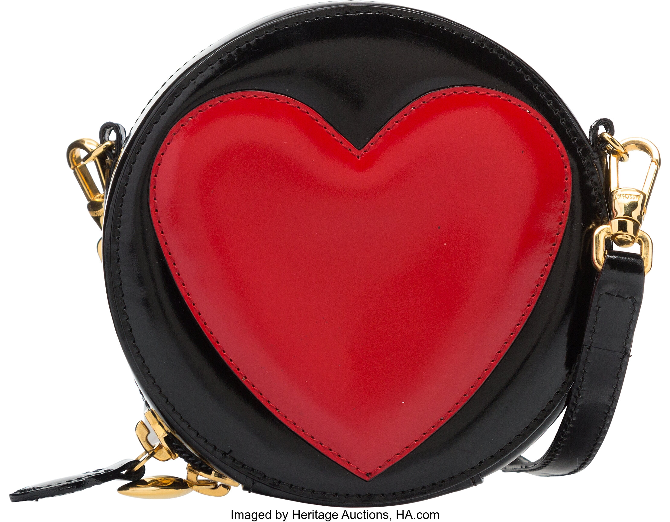 Leather Heart Bag 