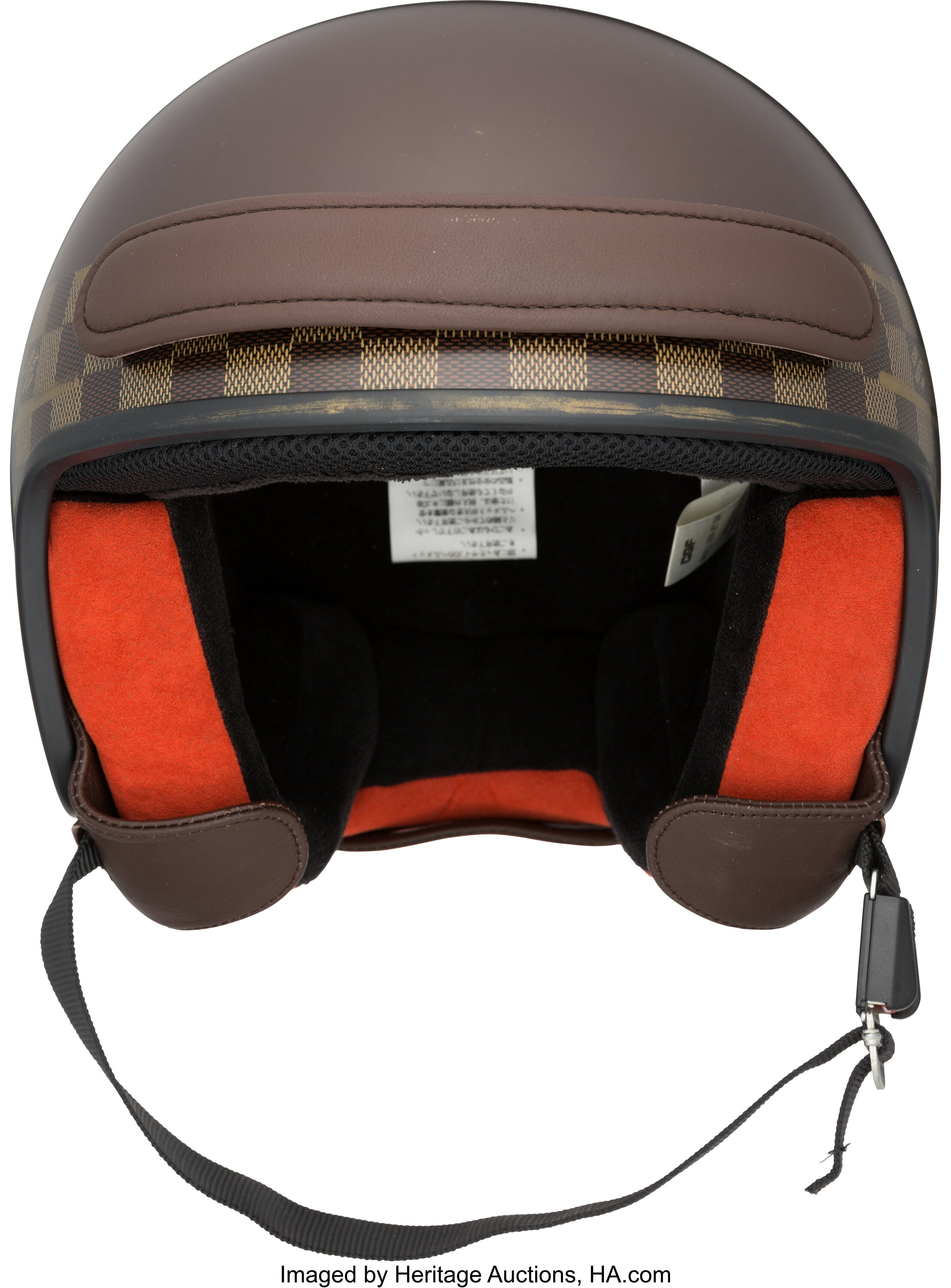 Louis Vuitton pre-owned Damier Ebène Motorcycle Helmet - Farfetch