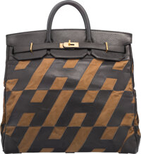 Hermes 40cm Naturelle Ardennes Leather with Palladium Hardware