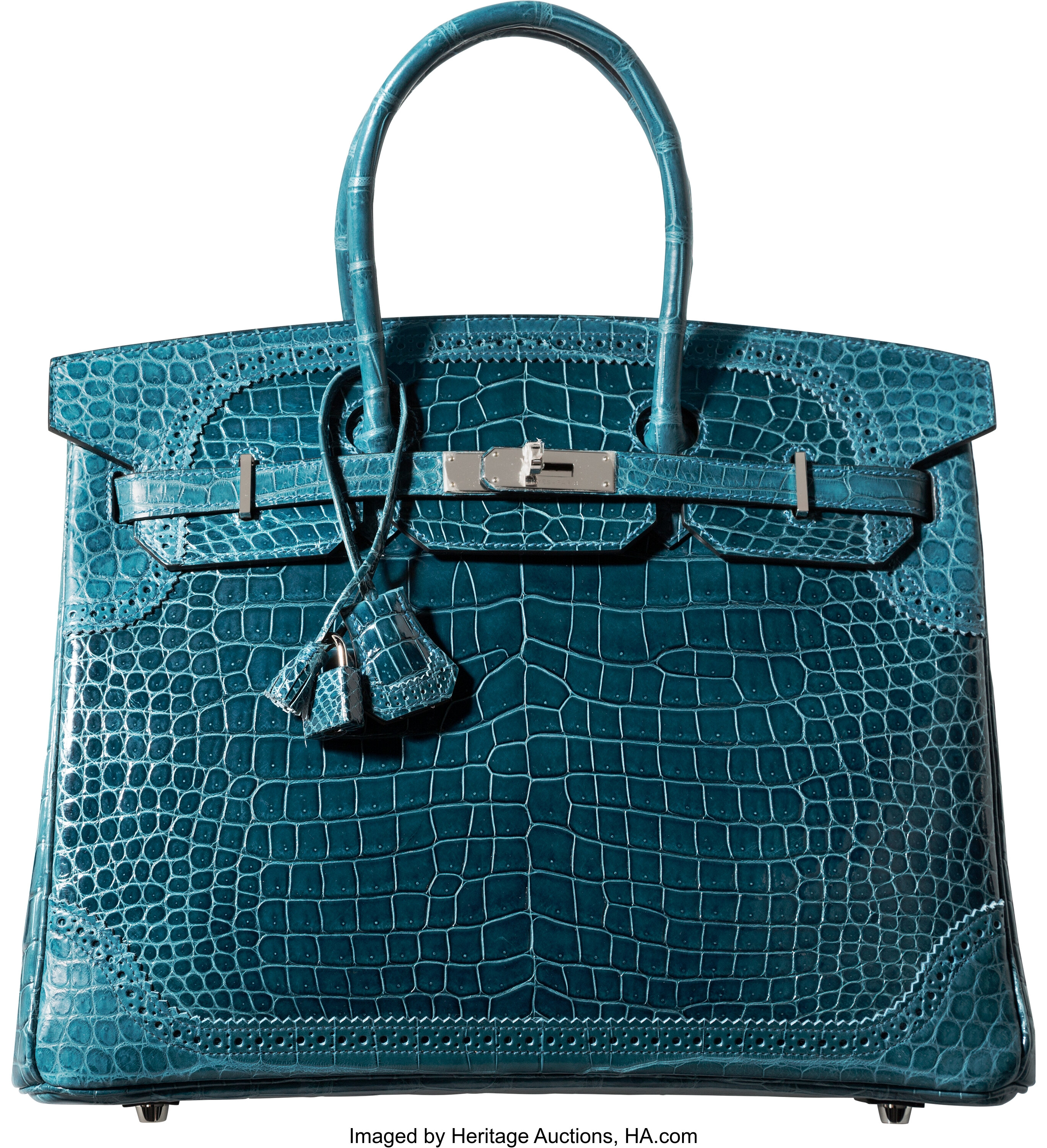 Sold at Auction: HERMÈS, Hermes A Limited Edition Shiny Vert