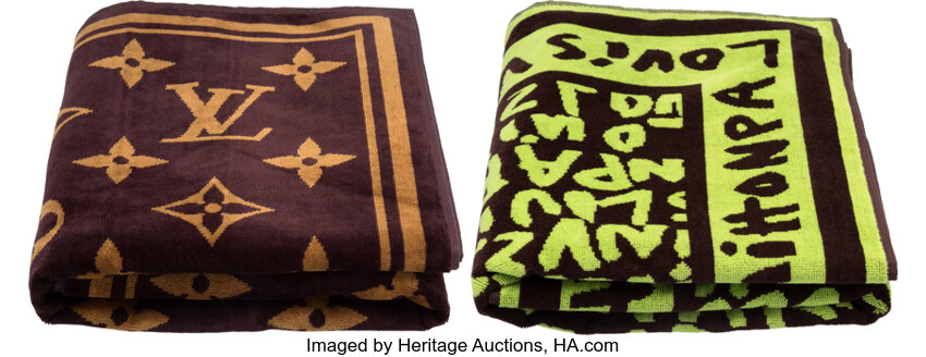 Louis Vuitton Brown Monogram Towel