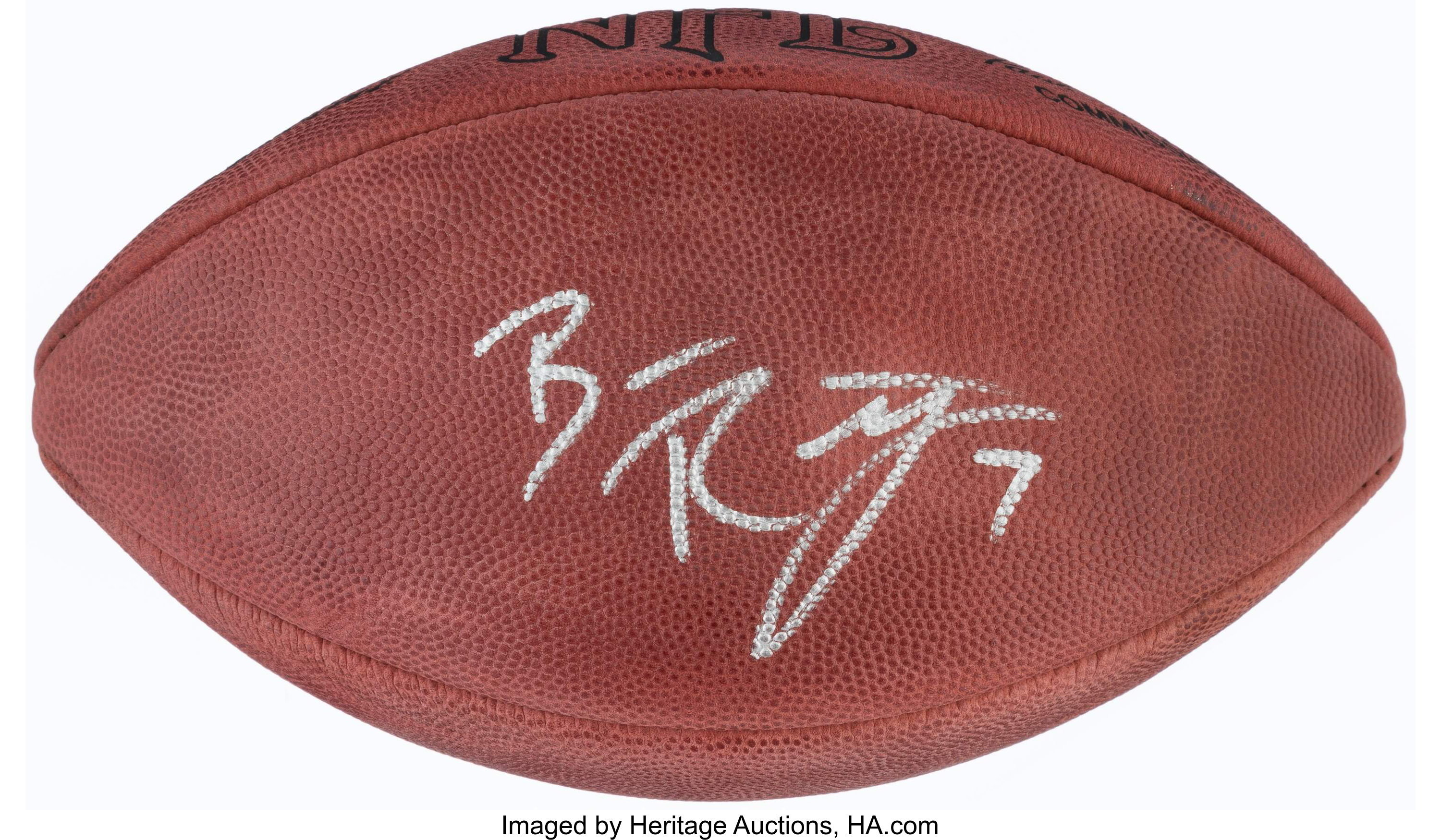 Ben Roethlisberger Signed Football.  Football Collectibles Balls, Lot  #43126