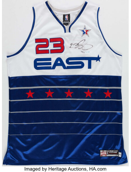 Lebron James' Official Irish Signed Jersey - CharityStars