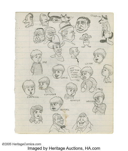 60s sketchbook outlets from original artist