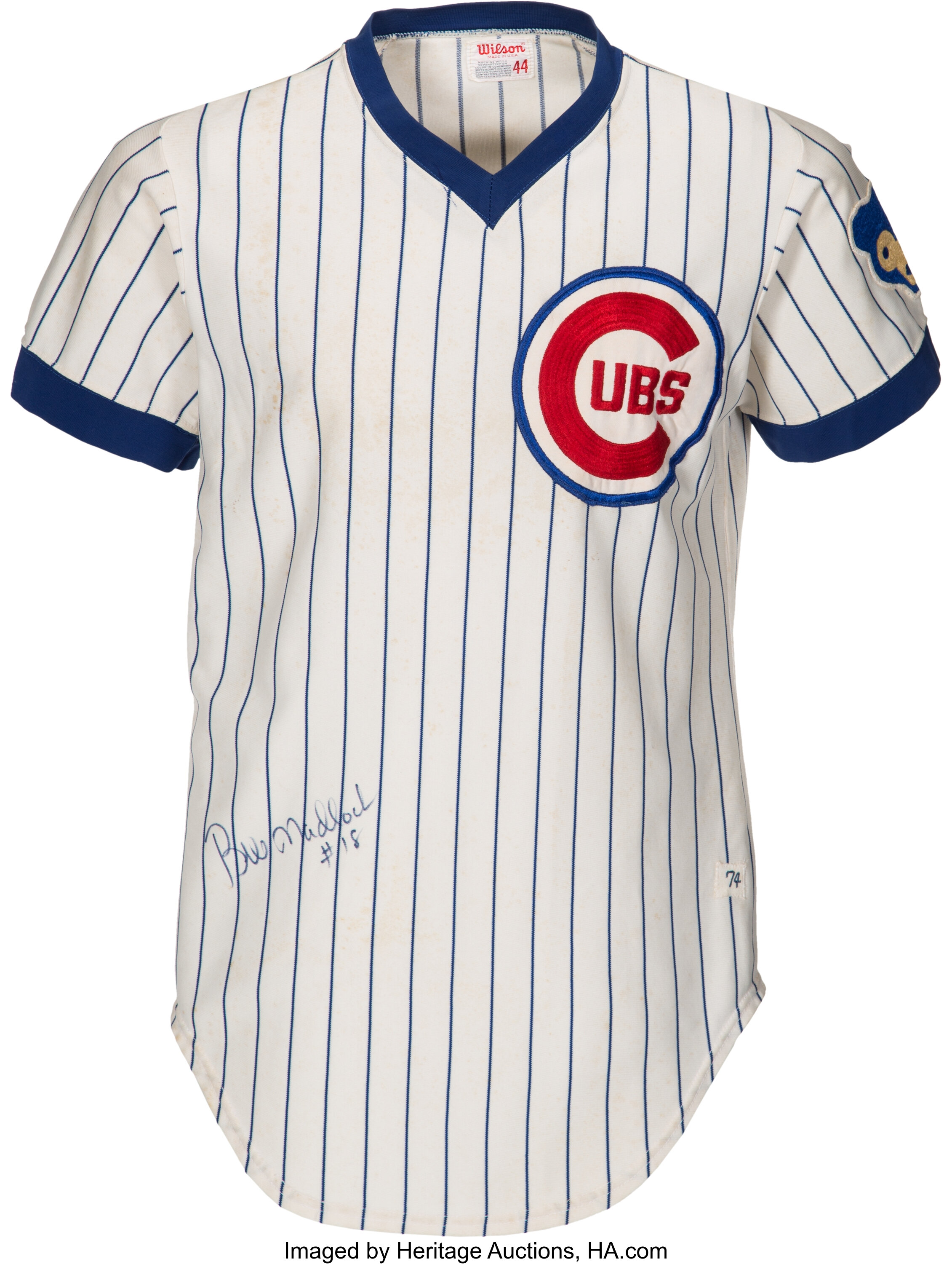 CHICAGO CUBS HAWAIIAN SHIRT 'CUBBIES UNIFORM HISTORY'