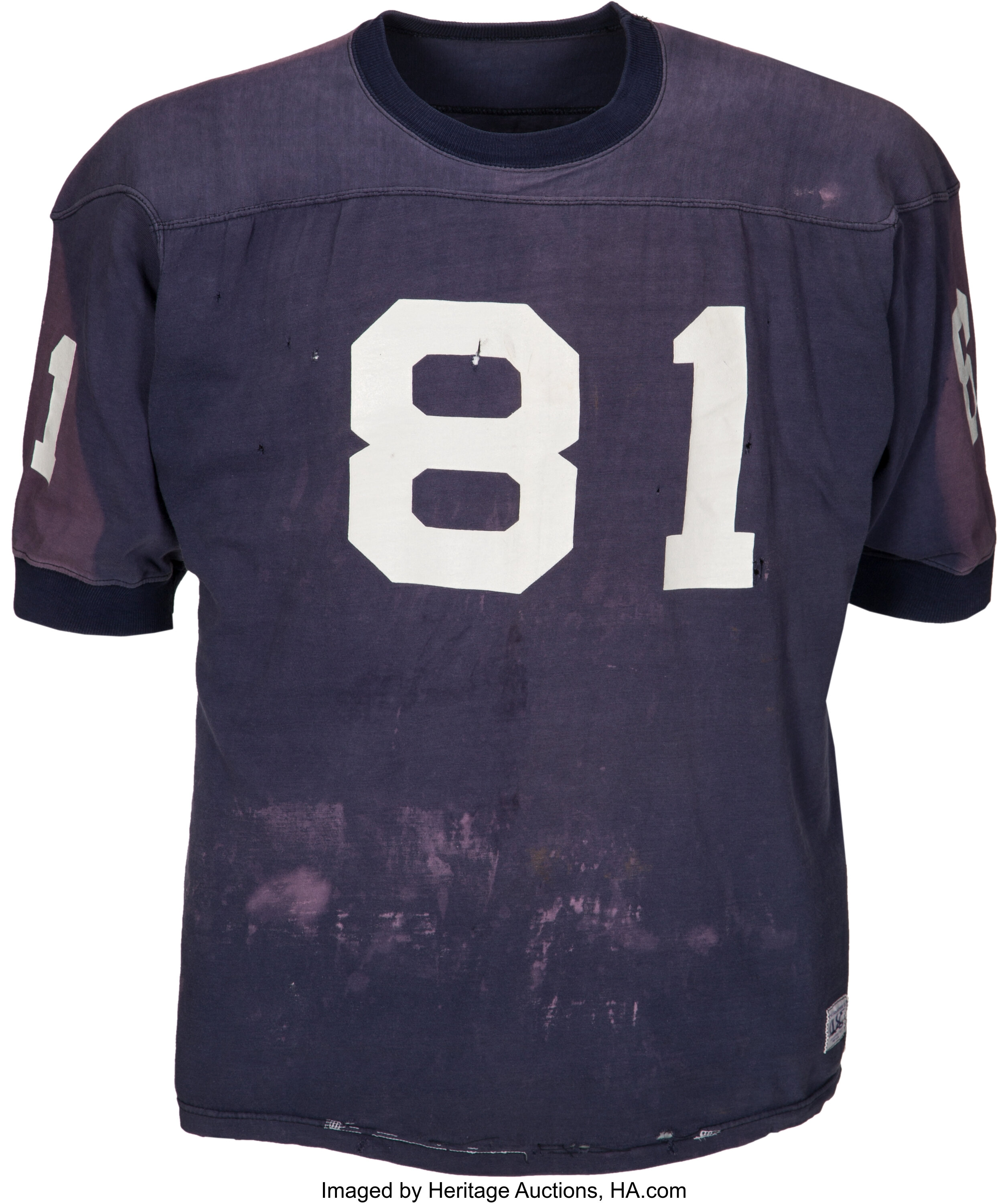 1966 Alan Page Game Worn Notre Dame Fighting Irish Jersey., Lot #80243