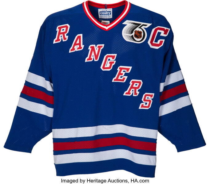 Game Used New York Rangers Jerseys, Game Used Rangers Jerseys, Rangers Game  Used Memorabilia