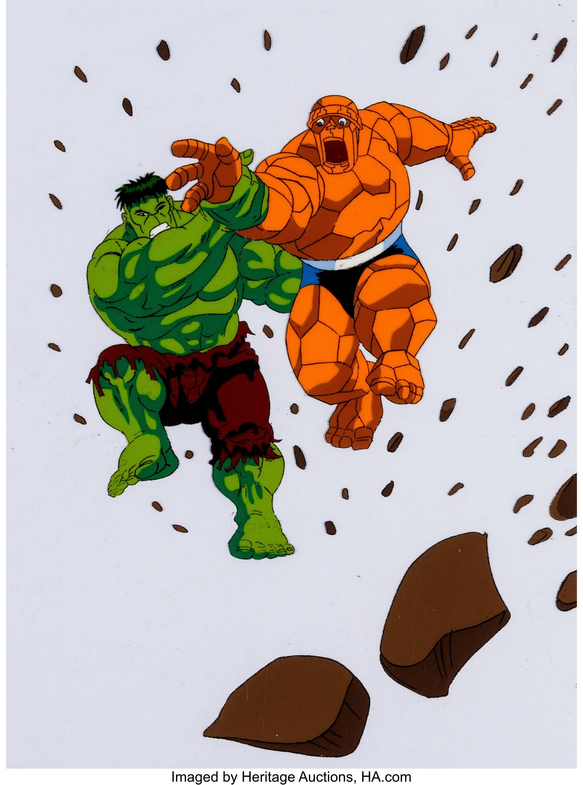 the thing fantastic four vs hulk