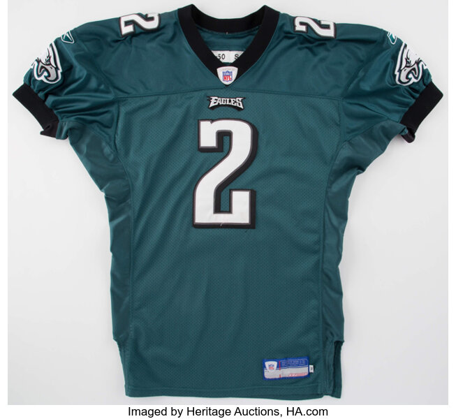 2007 David Akers Philadelphia Eagles Throwback Game Used Worn