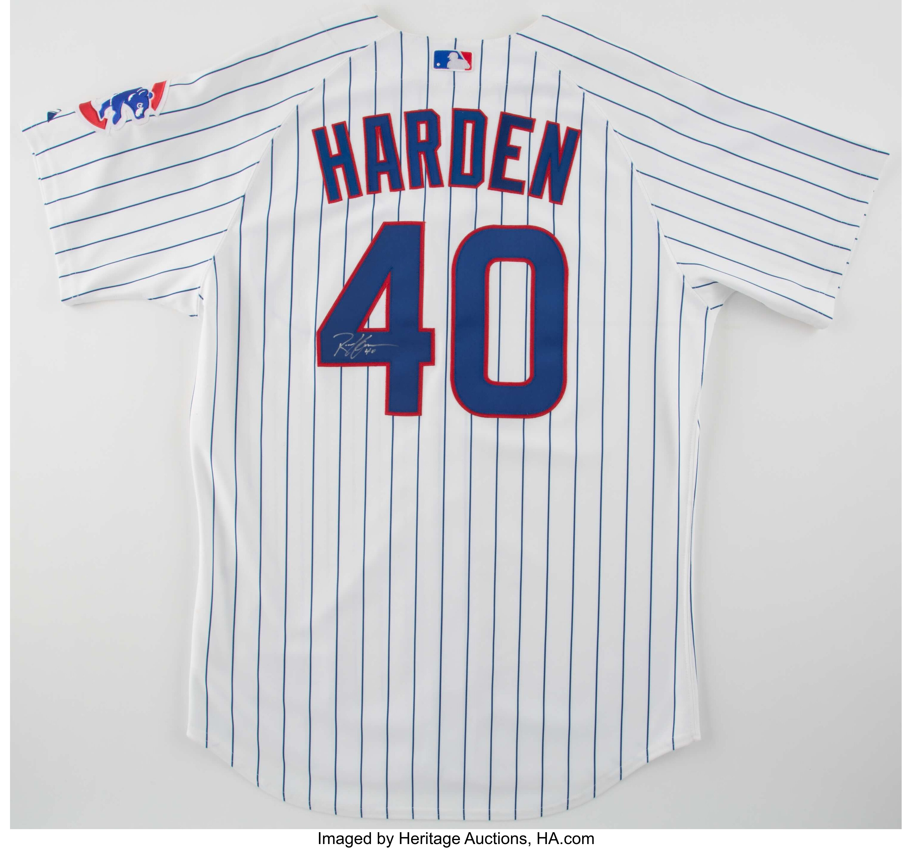 Chicago Cubs Rich Harden Authentic Majestic Baseball Jersey Size