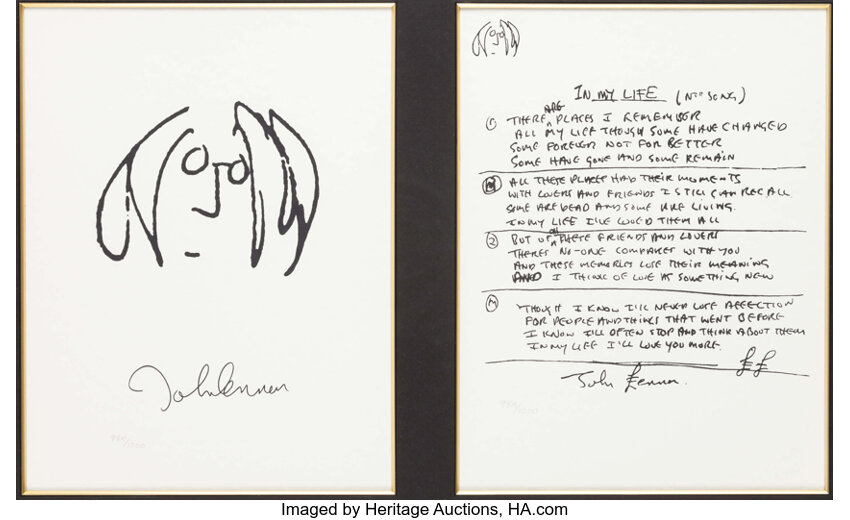 The Art of John Lennon - Hand Written Lyric Editions