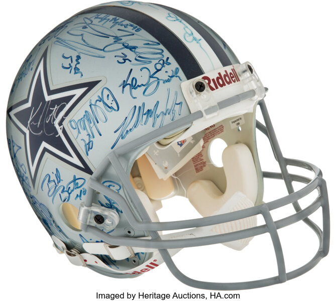 1995 Dallas Cowboys Super Bowl Champs Team Signed Authentic Helmet