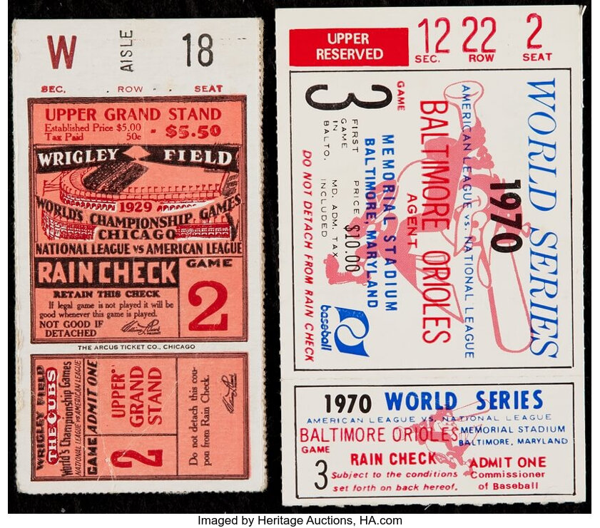 Baltimore Orioles World Series Deluxe Ticket Collection