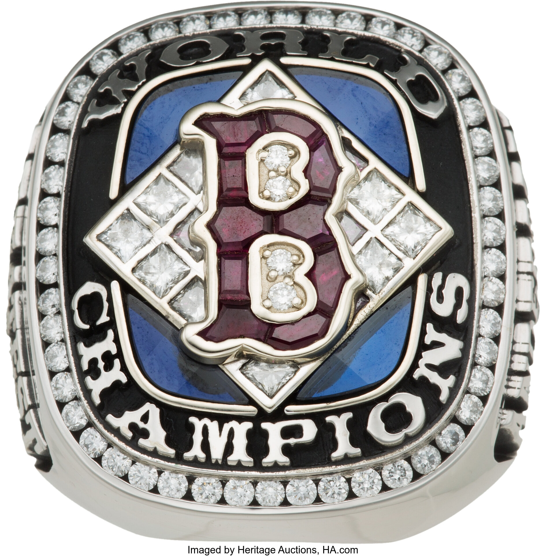 Boston Red Sox 2004, 2007, 2013 & 2018 World Series MLB Championship Ring Set Replica - Yes - 13