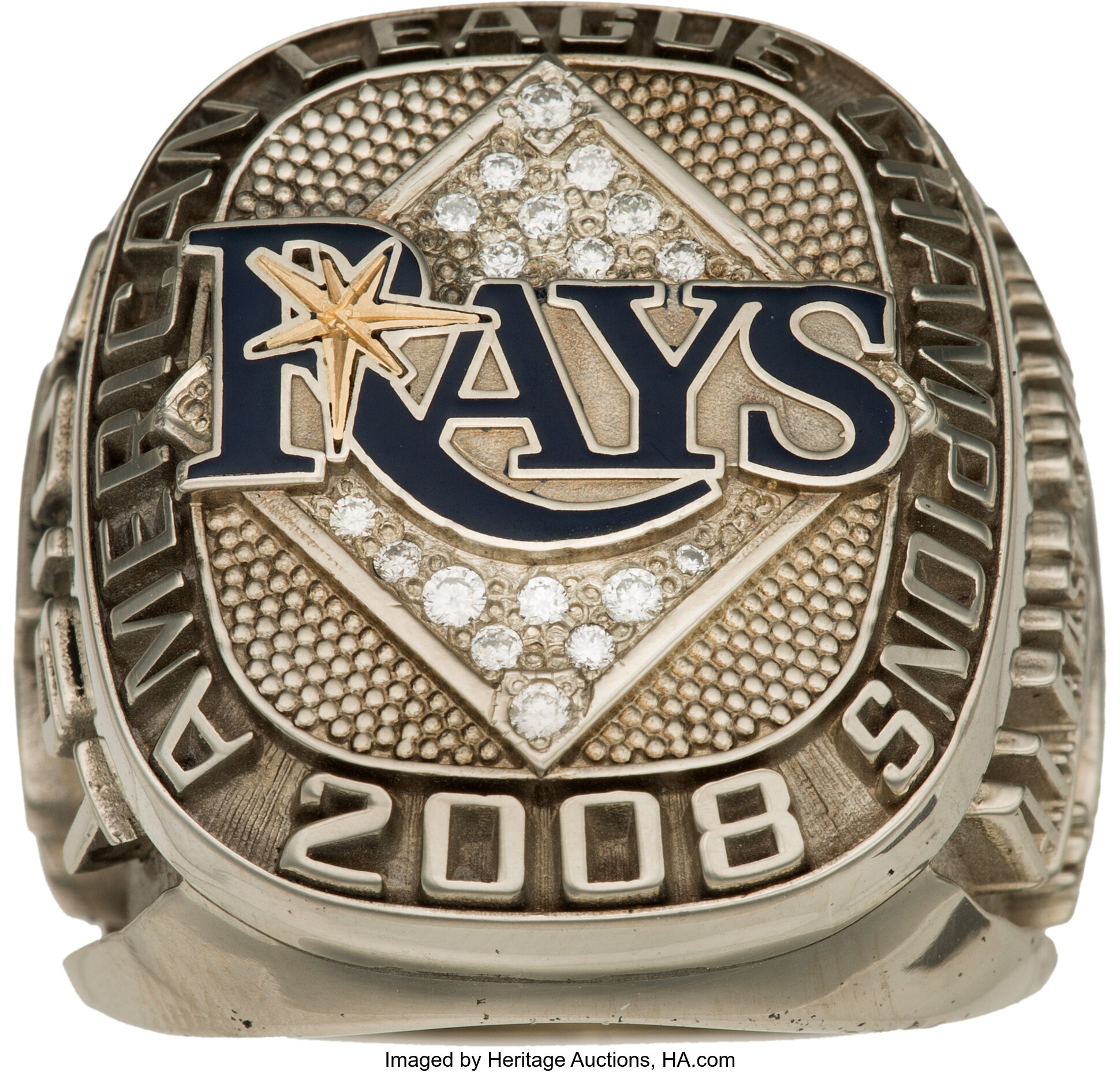 2008 Tampa Bay Rays American League Championship Ring. Baseball