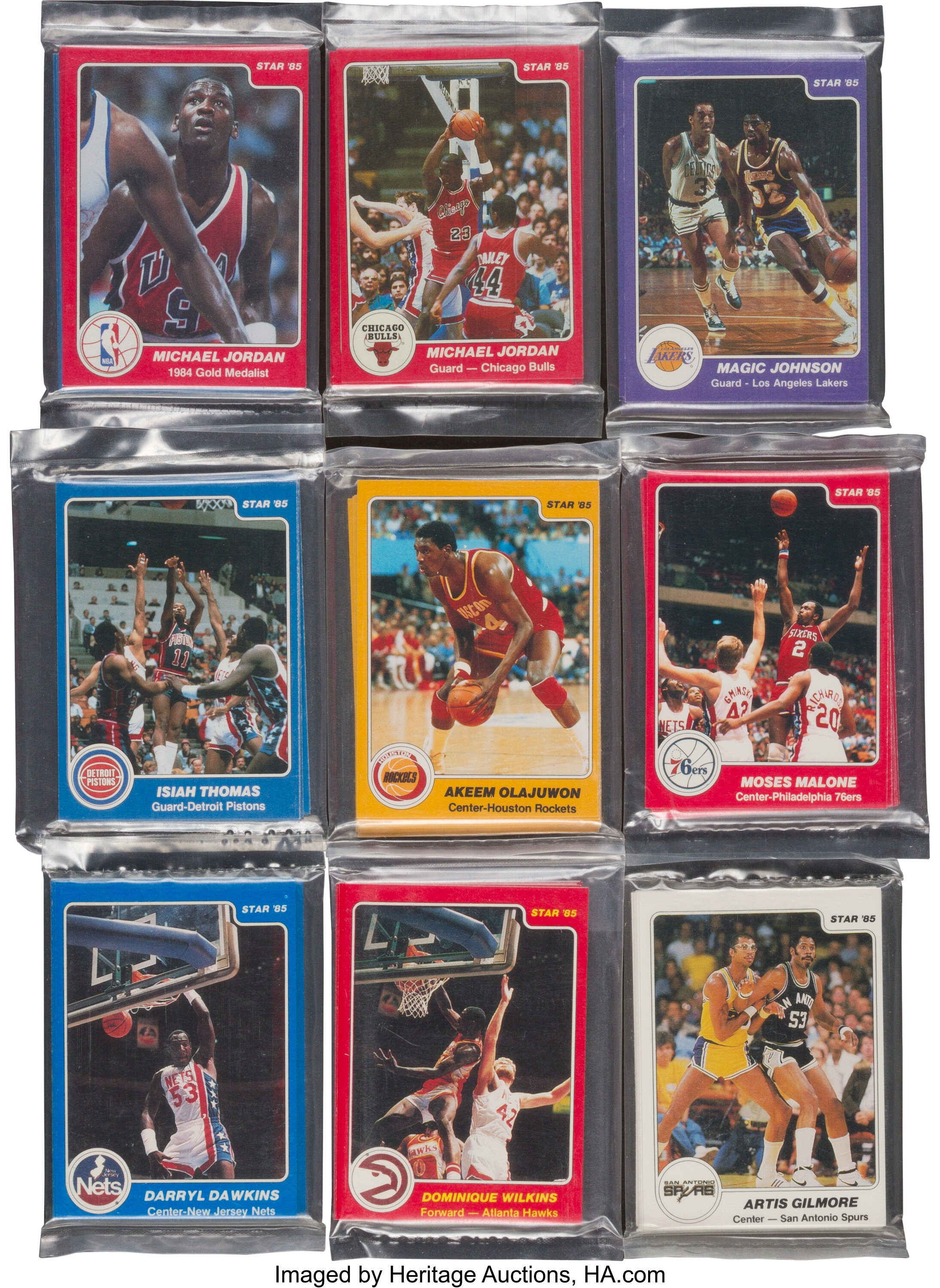 1984-85 Star Co. Basketball Complete Set (288). ... Basketball | Lot ...