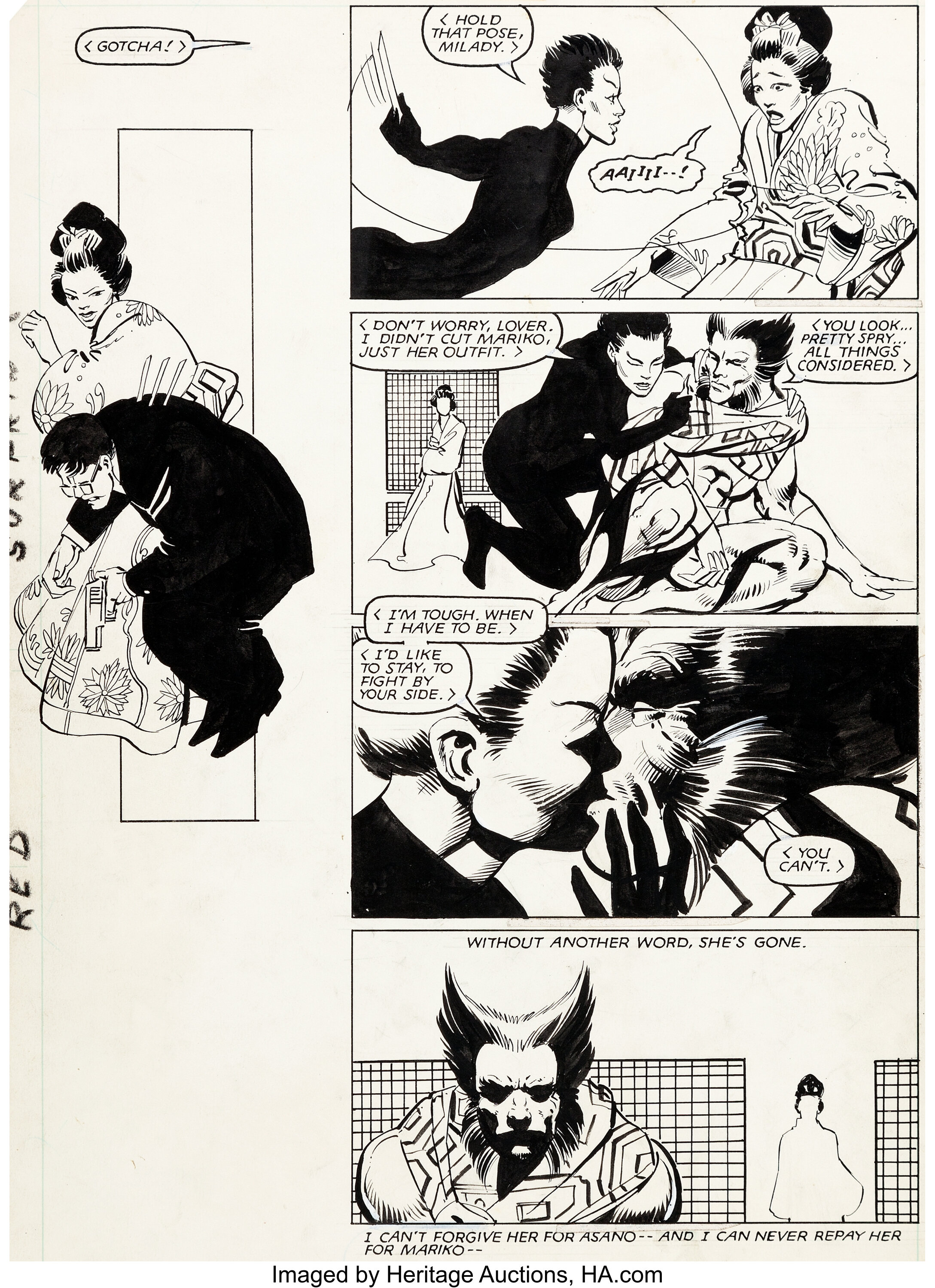 Frank Miller And Joe Rubinstein Wolverine Limited Series 4 - 