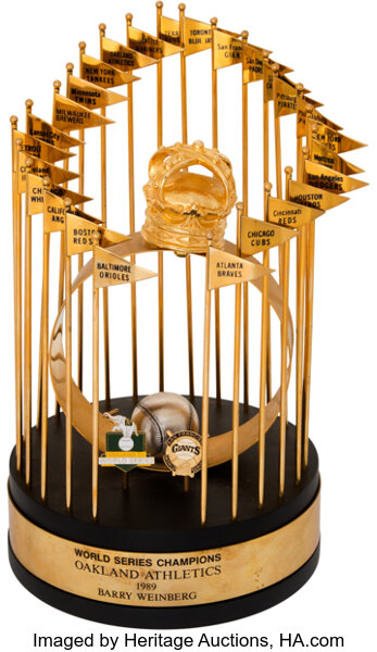 Oakland A's on X: A certain 1989 World Series Championship trophy