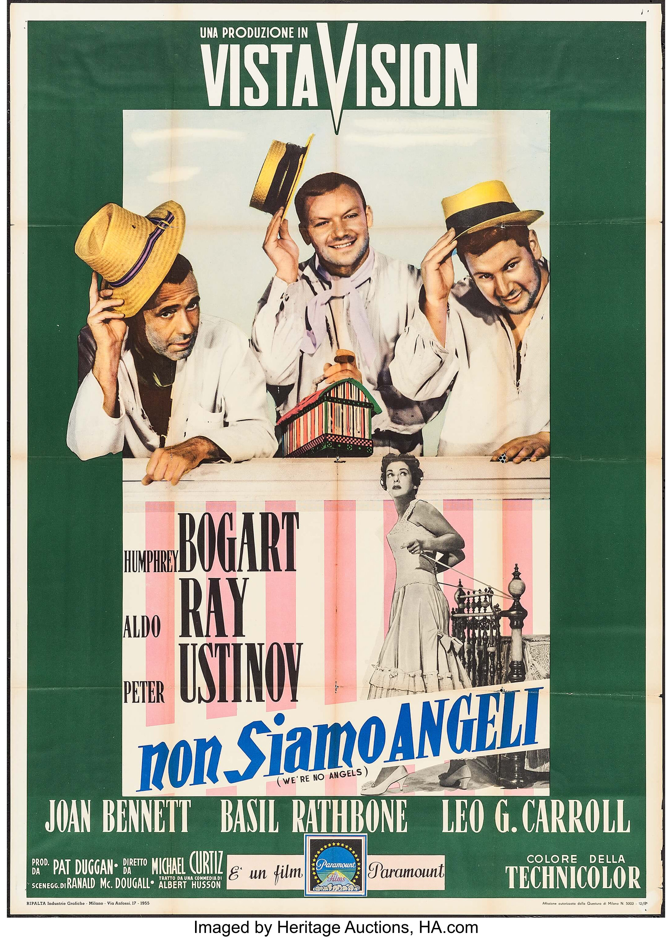 We Re No Angels Paramount 1955 Italian 2 Fogli 39 25 X Lot 55468 Heritage Auctions