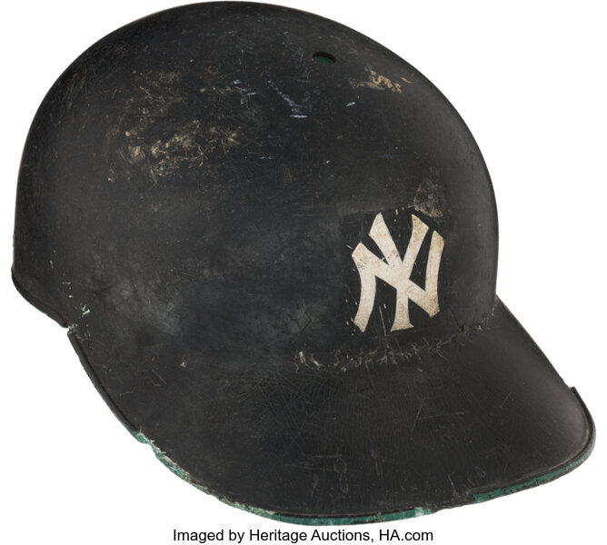 1967-68 Mickey Mantle Game Worn New York Yankees Batting Helmet.., Lot  #80013