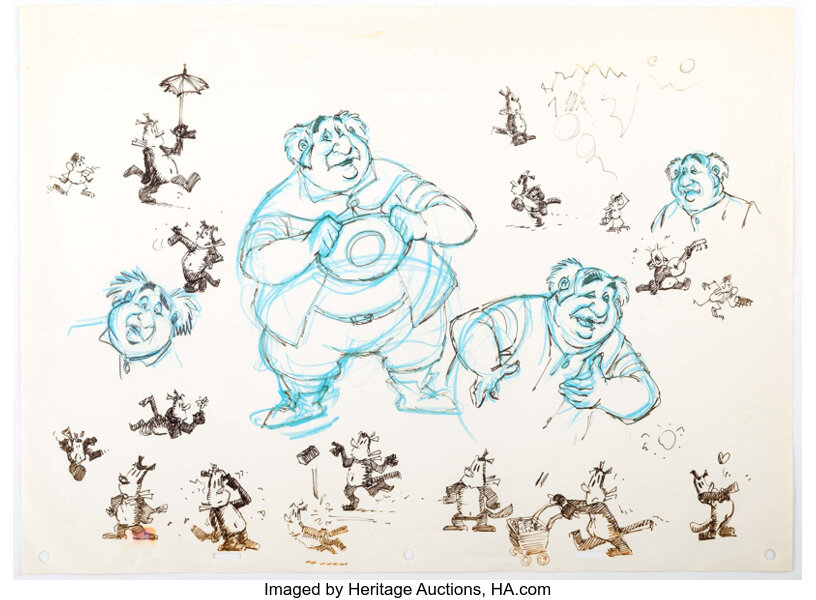 Beauty And The Beast Model Sheet Character Studies Walt Disney Lot Heritage Auctions