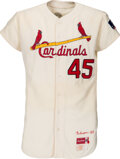 Game-worn Bob Gibson Cardinals jersey sells for $66,000 at auction
