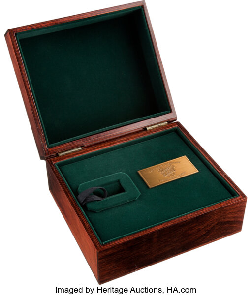 1997 Green Bay Packers Super Bowl XXXI Championship Ring Box., Lot  #80544