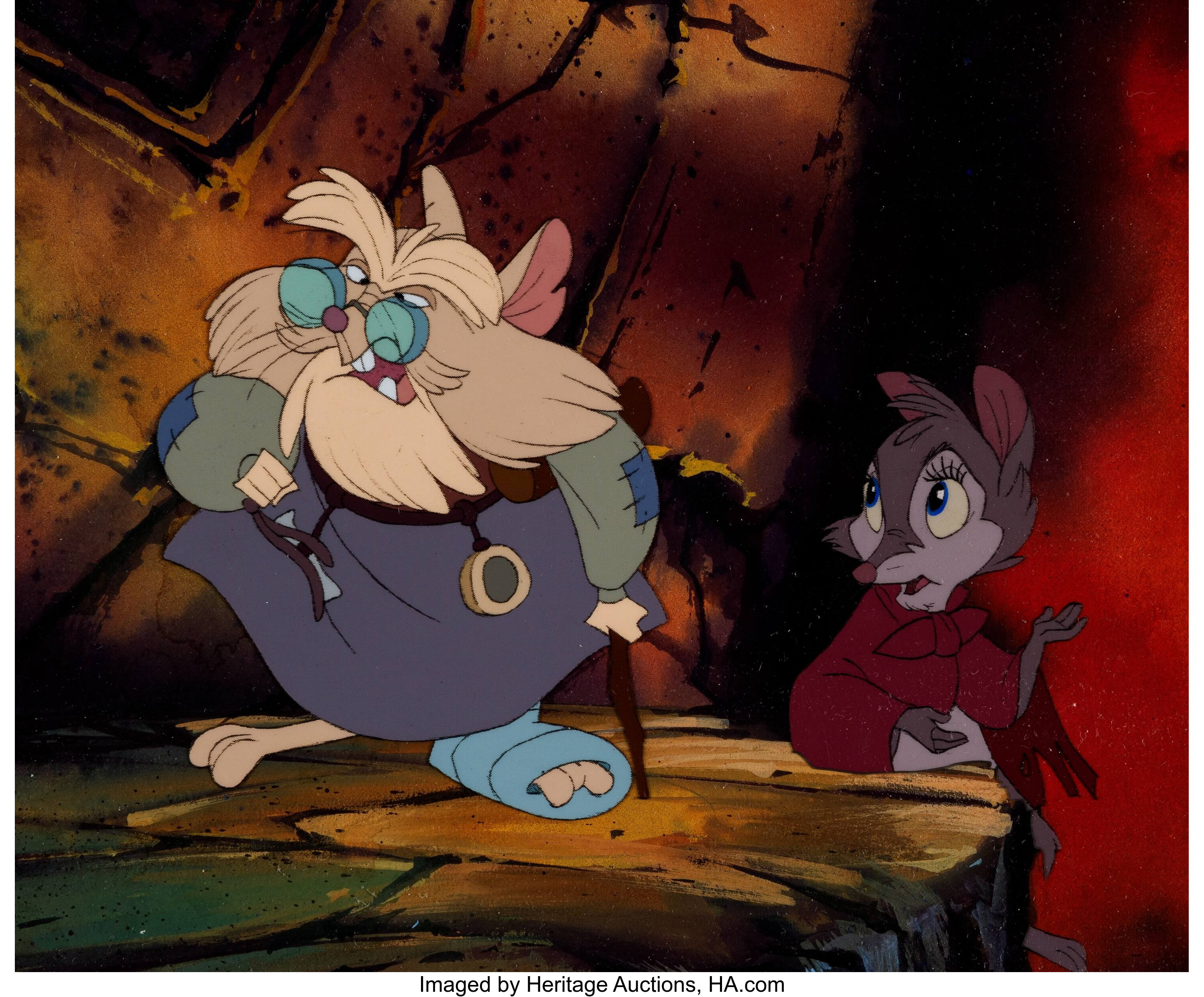 mr ages color page the secret of nimh